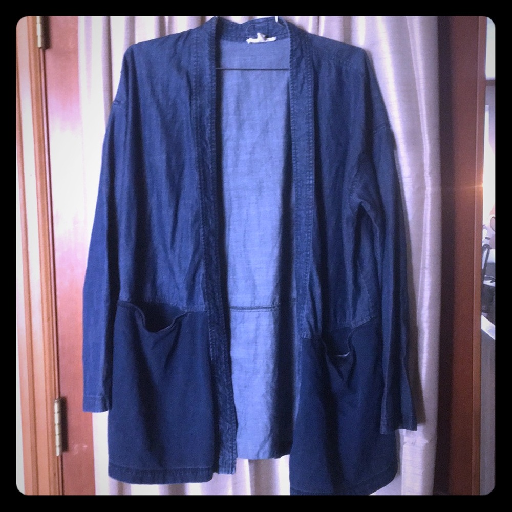 Eileen Fisher Tencel and Organic Cotton Jacket